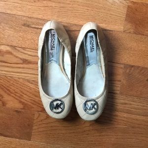 Michael Kors leather ballet flats
